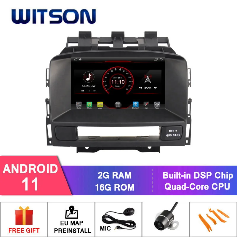 Автомобильный dvd-плеер WITSON на Android 11 с gps для OPEL ASTRA J автомобильный мультимедийный