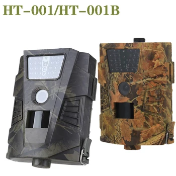 

HT-001/HT-001B Trail Camera 12MP 1080P 30pcs Infrared LEDs 850nm Hunting Camera IP54 Waterproof 120 Degree Angle Wild Camera #ND