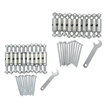 

New 20 Pcs Switch Socket Repair Cassette Bottom Box Repair Pole Junction Box Universal, 10 Pcs 86 Type & 10Pcs 118 Type