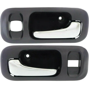 

Front Inside Door Handle Set black Chrome for 1997-2001 Honda CRV 72164-S10-A11ZA 72124-S10-A11ZA