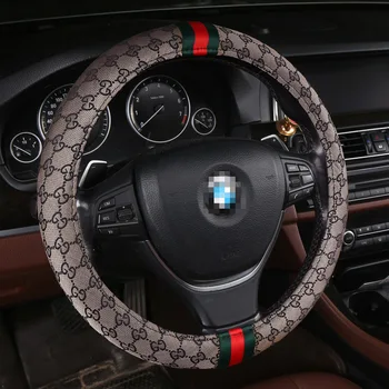 

WLMWL Leather Car Steering Wheel Cover For Lexus nx lx470 gx470 IT'S RX GX GTH LX all models Auto-Styling steering wheel cover