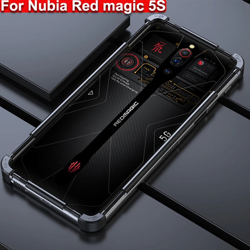 Metallic Case For Nubia Red Magic 5S Phone Metal