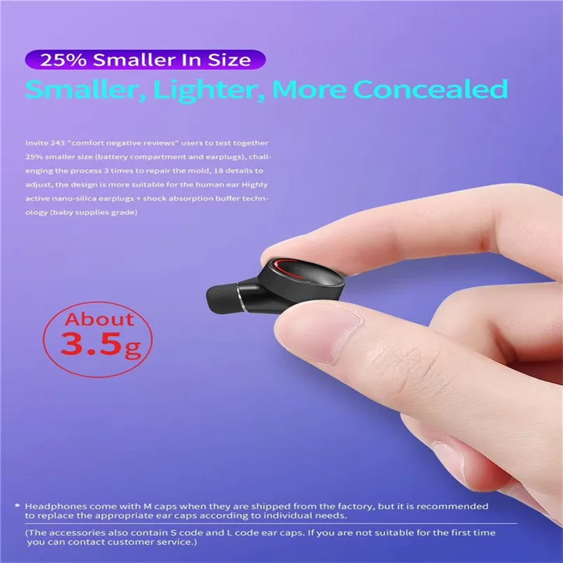 Одиночные ME-28 Bluetooth 5,0 беспроводные наушники-вкладыши гарнитура стерео спортивные наушники US Audifonos Para Celular 40NOV4