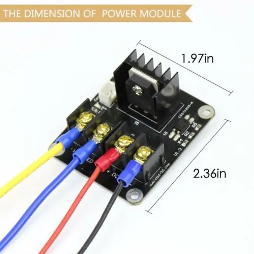 2шт 3d принтер Mosfet с подогревом кровать силовой модуль MKS Ramps 1,4 Anet A8 A6 A2
