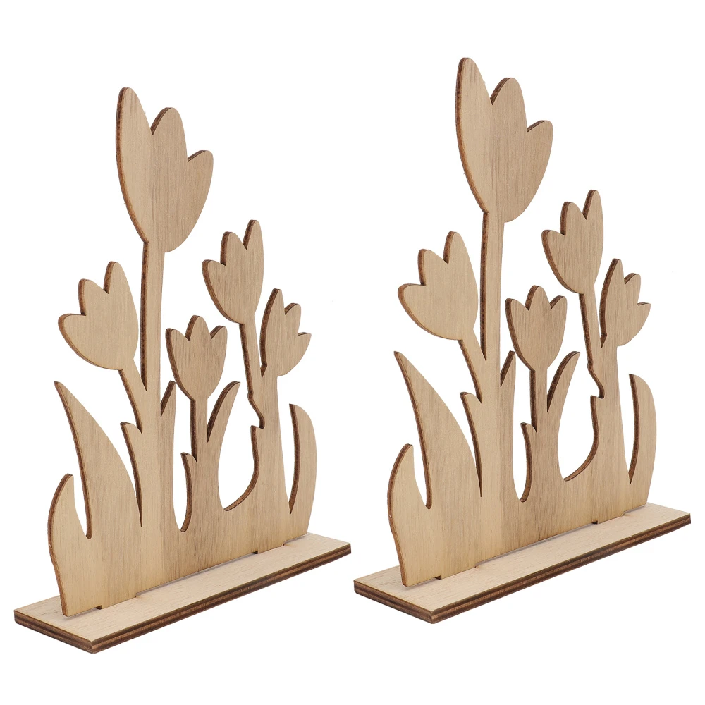 Adornos decorativos de madera para novia, del novio, foto de adorno caqui, 2 uds.|Figuras y miniaturas| - AliExpress