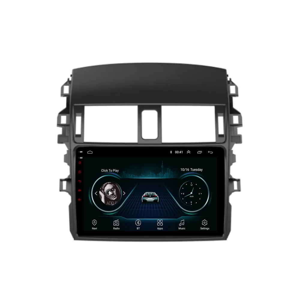 Android 10 1/9/8.1 подходит для TOYOTA Corolla 2008 2009 2010 2011 мультимедийный стерео автомобильный