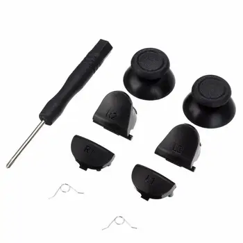 

Thumb Sticks R1 L2 R2 Trigger Buttons Kit Repair Tool for Sony PS4 Controller Black Gray 3d Analog Stick for Sony PS4 Controller