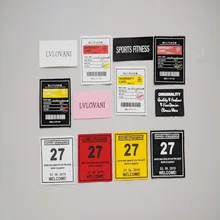 Модная одежда с нашивками красочные декоративные аксессуары значок этикетка