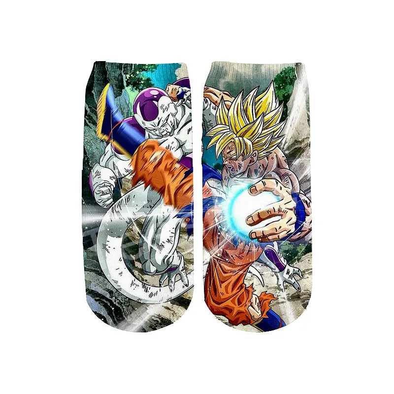 

Tessffel Drop shipping Dragon Ball Super Saiyan 3DPrinted Women/men/boy/girl Cartoon Harajuku casual New fashion socks Style-1