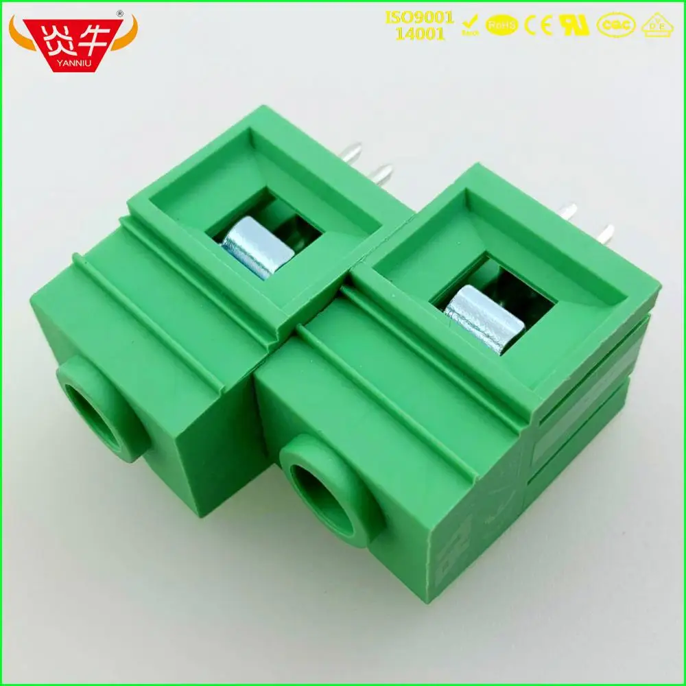 

KF139 19.0mm 1PIN 600V 100A HIGH EFFICIENCY PCB UNIVERSAL SCREW TERMINAL BLOCKS KF139-19.0-1P CAN BE STITCHED YANNIU