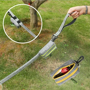 

Pet Food Treat Snacks Bag Dog Walking Waste Bag Organization Outdoor Dog Training Poop Bag Holder Food Waist Storage Pockets