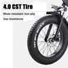 Electric Bicycle 20 Inch 500W 48V 15Ah Folding E-Bike Fat Tire Beach Cruiser Electric Motorcycle Lithium Battery Bicicleta ► Photo 3/6