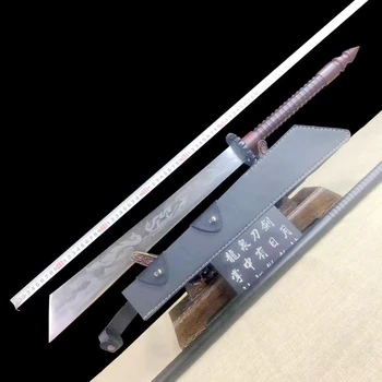 

Hand-Forged archaic style admiral Broadsword glaive Manganese steel blade Saber DA DAO