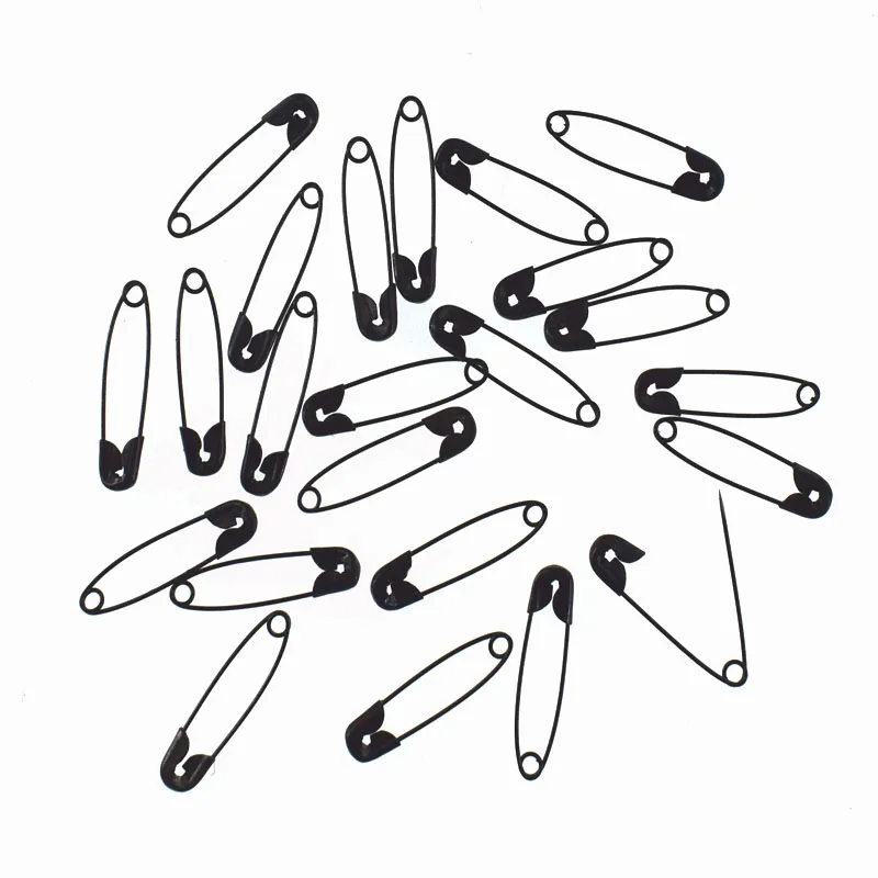 150개 합금 소형 안전핀 부자재 브로치 바느질 도구 뜨개질 스티치 마커 태그 핀 클립 DIY 공예 용품 5x22mm