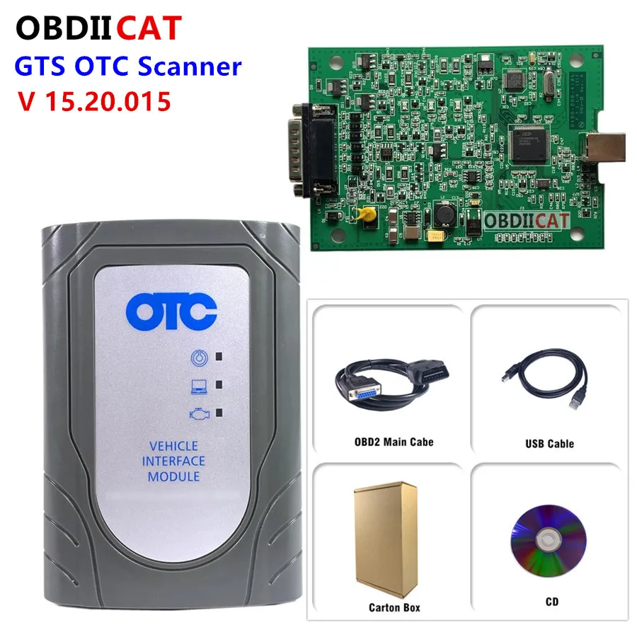 2021 лучший OTC Plus 3 в 1 V15.20.015 OBD сканер GTS с жестким диском для Niss-an