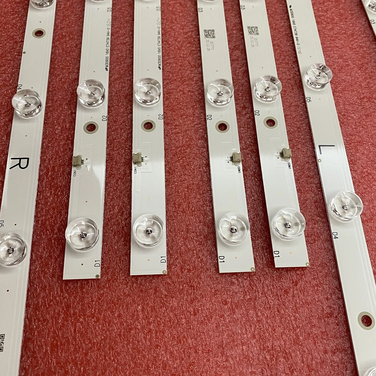 Led para Panasonic Tira Retroiluminação Tx-55dx600b Tx-55dx600e Tx-55dx650b Tx-55ds500b Tx-55ds500e Tb5509m 550tv01 550tv02 v4 16pcs Tx-55ax630b Tx-55ax630e - Image 5