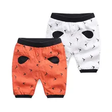 Летний Стиль детской одежды, Детские хлопковые льняные шорты для мужчин и женщин, Детские Модные шорты в Корейском стиле