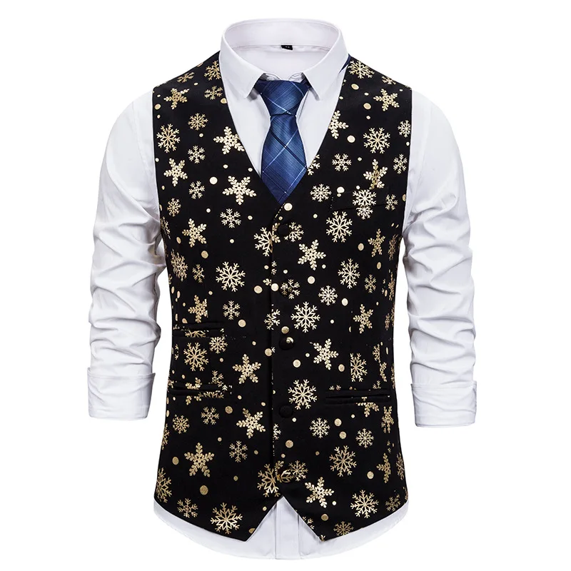 christmas mens vest