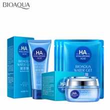 BIOAQUA 3* маска для лица и гиалуроновая кислота крем для лица и очищающее средство для лица против морщин Антивозрастной уход за кожей продукт уход за кожей лица набор