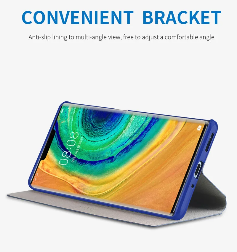Кожаный флип-чехол X-Level для huawei mate 30 Pro, ультратонкий