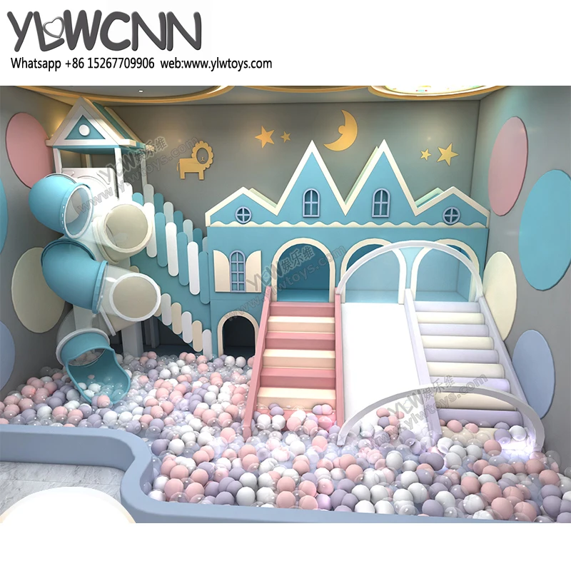 

YLWCNN Kid Small Soft Playground Play Funnny Slide Ball Pool Y202112A13 Baby Soft Package Architecture Indoor Paradise Park