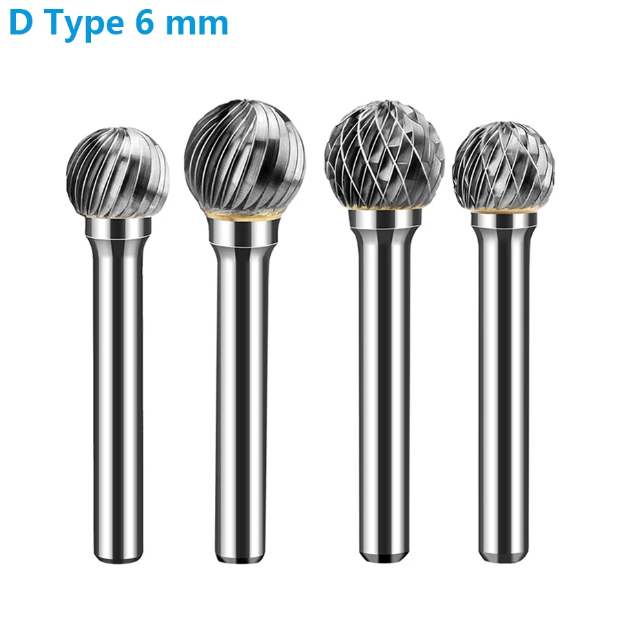 D/DX Type Tungsten Carbide Rotary File Point Burr Die Grinder Abrasive