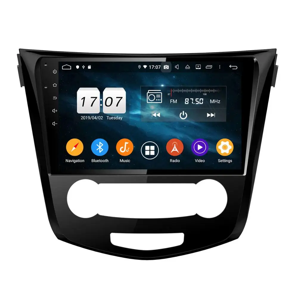 10,1 дюймов 4+ 32G Android 9,0 автомобильный мультимедийный плеер для NISSAN Qashqai на 2013- с gps Wifi без DVD - Цвет: Manual