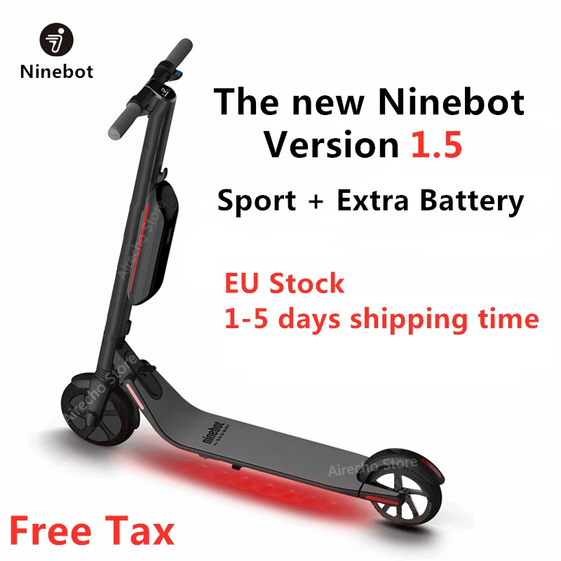 Оригинальный электрический скутер Ninebot ES4 новейшая версия 1 5 года складной