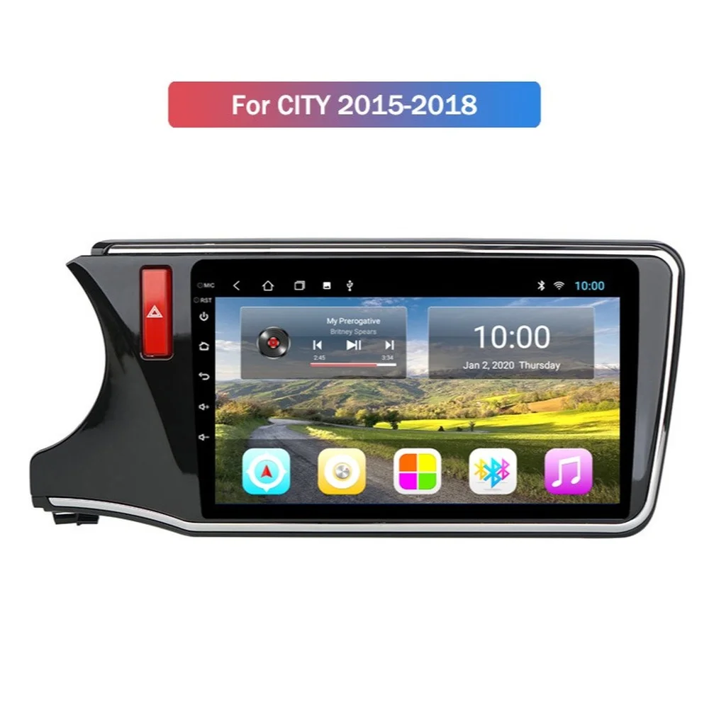 Автомобильный GPS-навигатор для HONDA CITY 2015- 6G + 128G Android автомобильный радиоприемник