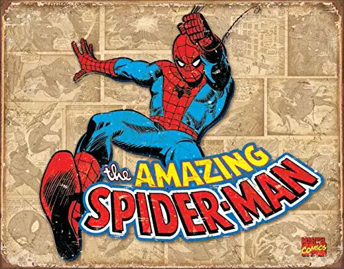 Бургундия Dependent предприятий Marvel Comics Невероятный Халк Ретро жестяной знак, 12," W x 16" H - Цвет: Бургундия