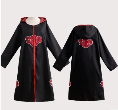Костюм Наруто плащ Акацуки Косплей Саске Учиха накидка Итачи одежда косплей