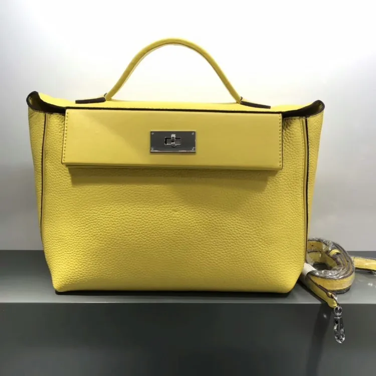 

2020 Head Layer Cowhide Togo Genuine Leather Female Hand Bill Of Lading Shoulder Diagonal Bag 24/24 Money