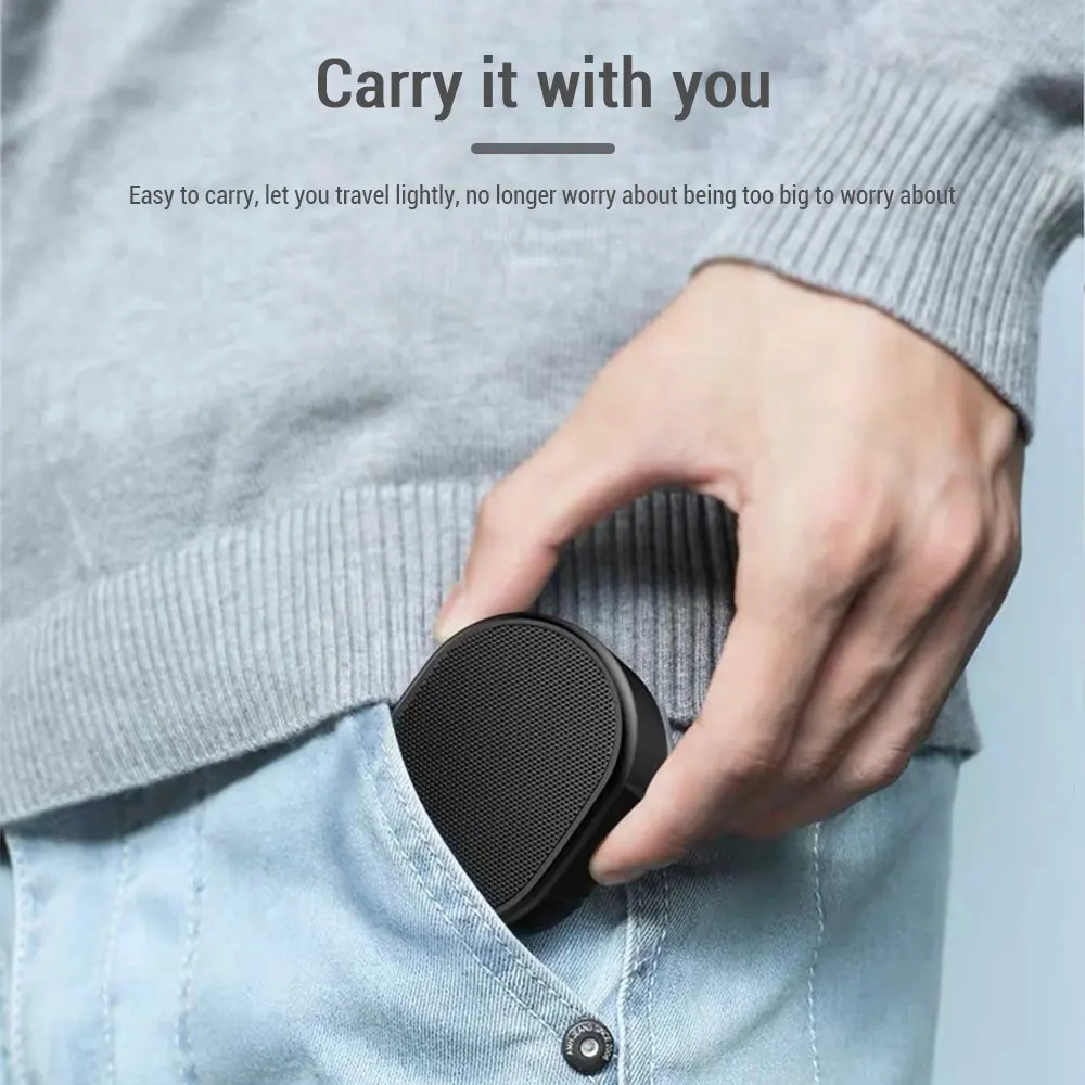 KISSCASE мини беспроводной Bluetooth динамик TF AUX USB бас 4D стерео портативный Bluetooth динамик MP3 аудио музыкальный плеер громкий динамик