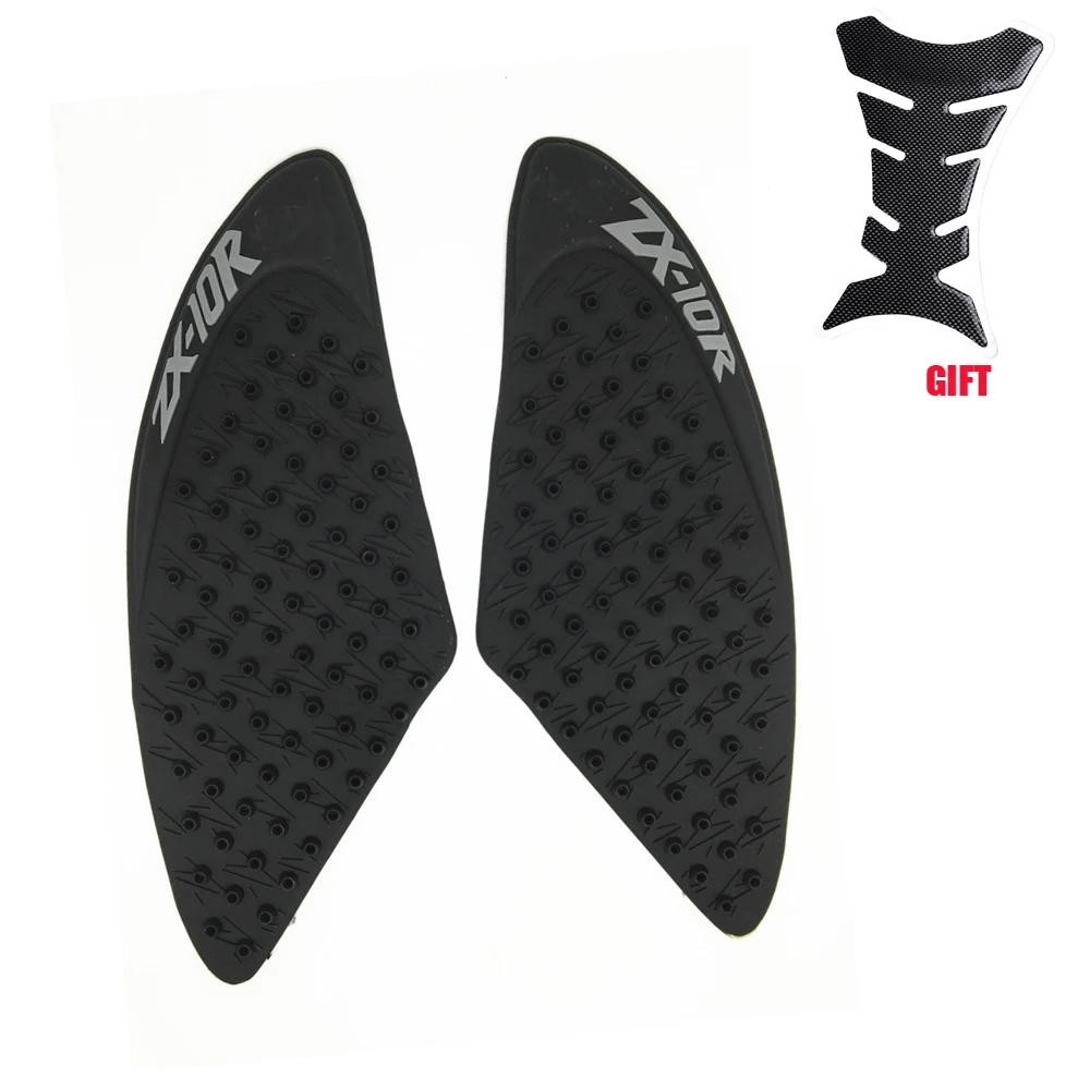 Anti Slip Sticker Black Tank Traction Pad Side Gas Knee Grip Protector 3M for Kawasaki ZX10R 2006 2007 2008 2009 2010