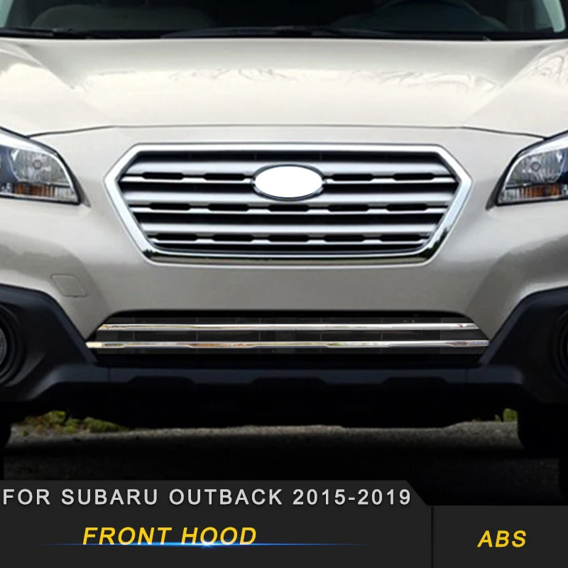 Для Subaru Outback- автомобильный Стайлинг передняя капот средняя сетка бампер решетка Стикеры для обклейки автомобиля внешние аксессуары