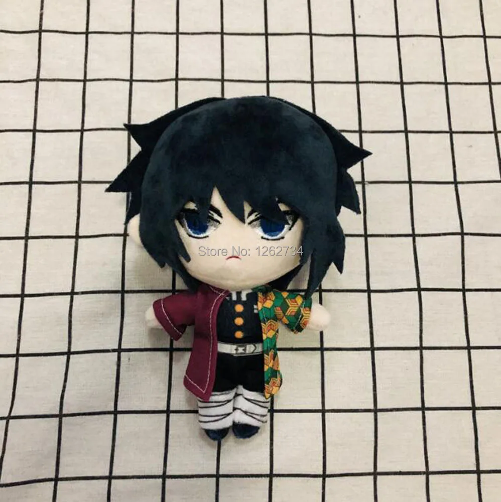 EMS 100/лот Kimetsu no Yaiba Nezuko Tanjirou Douma Makomo Kochou Shinobu Косплей 20 см Плюшевые игрушки куклы
