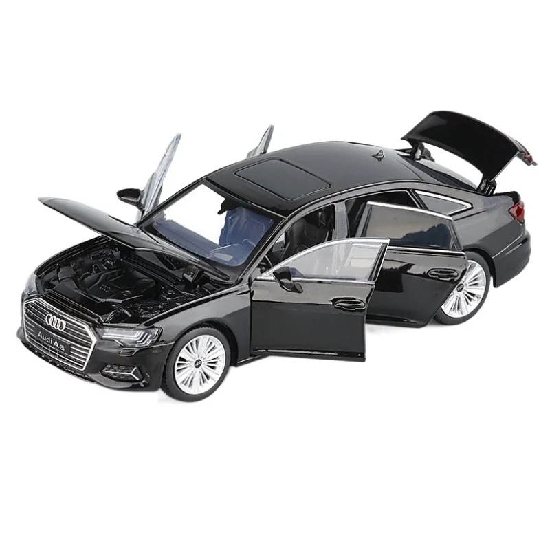 1:32 AUDI A6 Simulation Auto Modell Diecast Spielzeug Auto 6Doors-Opened  Sounds & Lichter Hobbys Für Sammlung kinder Geburtstag Geschenke