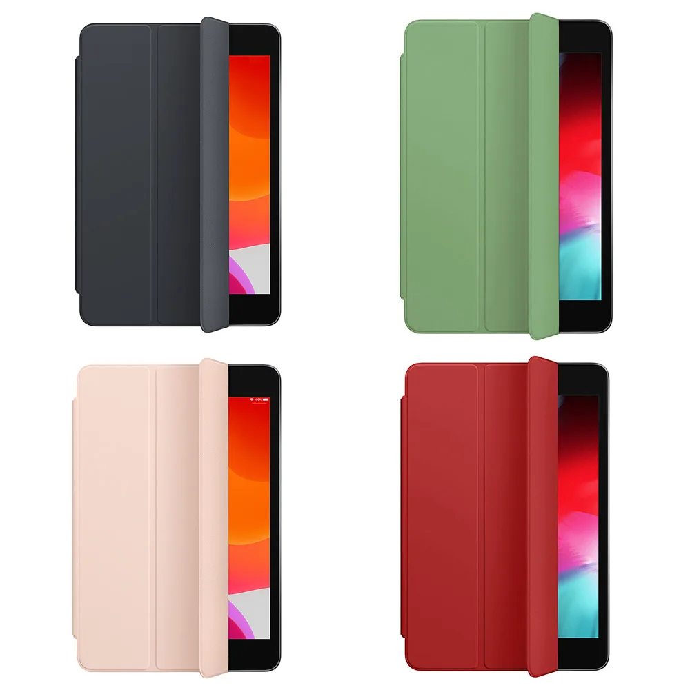 [Подлинный жидкий силикон] смарт-чехол для iPad mini 5, силиконовый чехол, 7,9 дюймов, универсальный протектор, функция сна, складной кронштейн