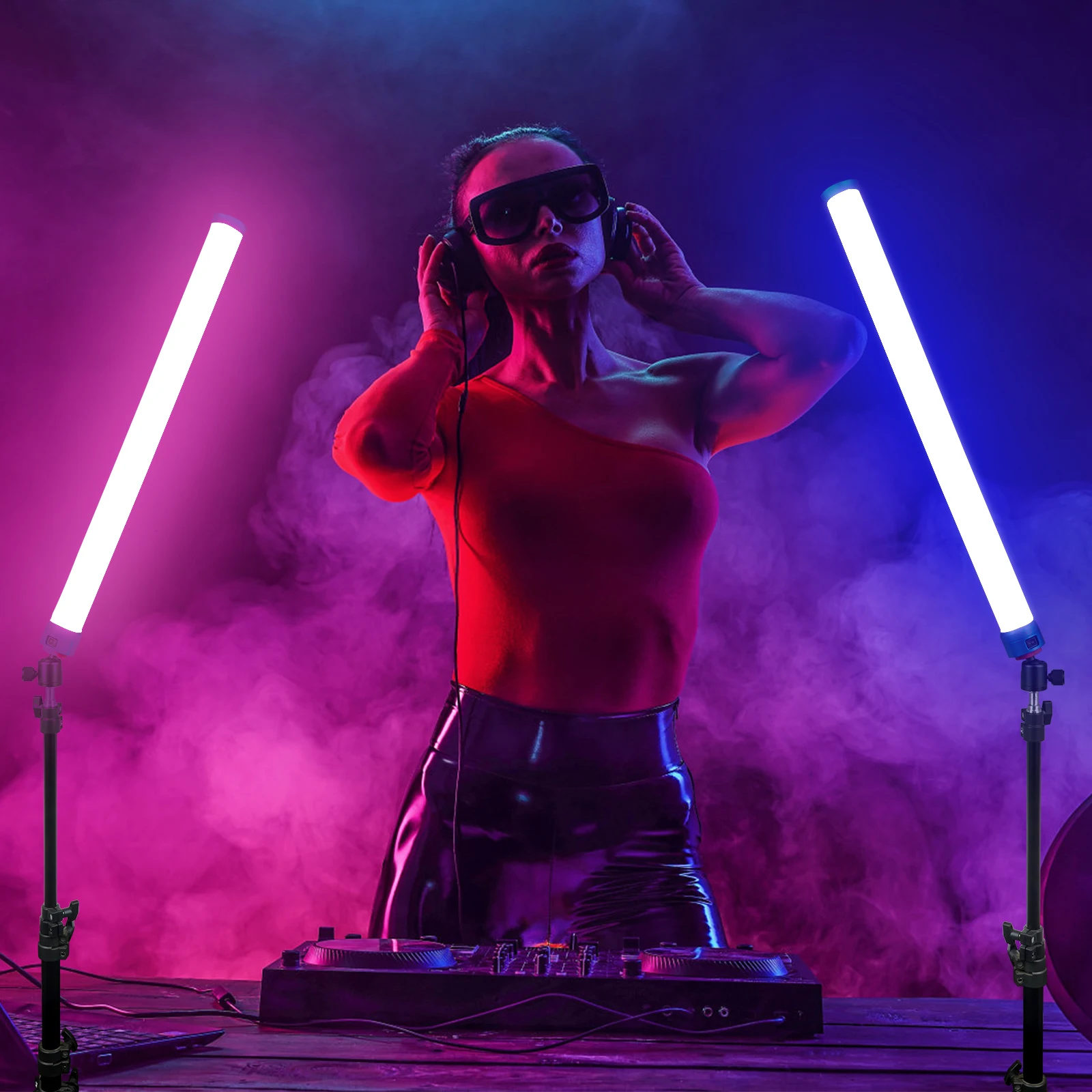 Sokani RGB 다채로운 램프 LED 비디오 조명, 휴대용 조명 스틱, 사진 조명, RGB 튜브 라이트, 사진 스튜디오, 비디오용, 25W, X25