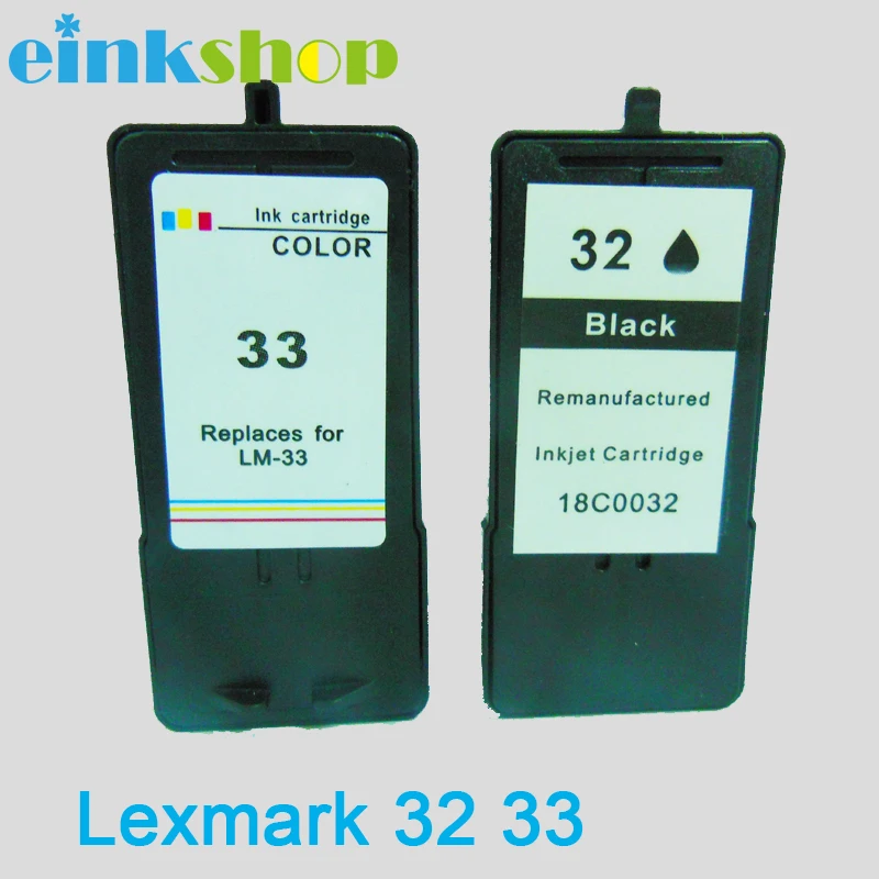Чернильный картридж Einkshop 32 33 для принтера Lexmark x8350 x5410 x5470 x7350 x3300 p6200 p910 p450|ink