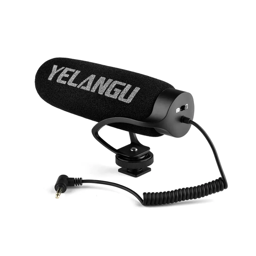 MIC08 Universal Video Microphone 3.5mm Plug is Suitable for Canon Nikon and Sony Smartphone Camera Interview Live Broadcast | Электроника