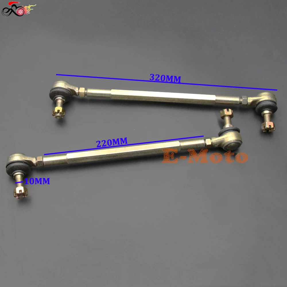 10mm Ball Joiner Bolt Tie Rod 110cc 125cc 150cc Quad Dirt Bike ATV Go Kart Dune Buggy E-MOTO NEW