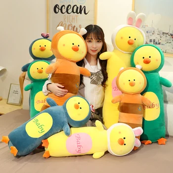 

Different Pattern Transform Chicken Plush Toy Pillow Full Filling Animal Husky Chicken Doll Stuffed Cushion for Birthday Gifts