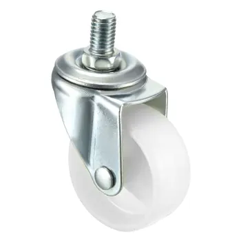 

uxcell Swivel Caster Wheels 2 Inch PP 360 Degree M10 x 15mm Threaded Stem Caster Wheel , 44lb Capacity Each , 4pcs