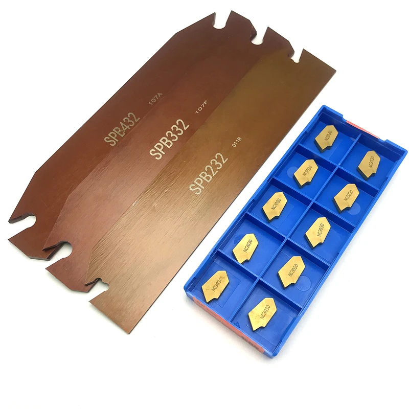 SPB32-2 SPB32-3 SPB32-4 SPB26-2 SPB26-3 SPB26-4 +10PCS grooving inserts SP200 SP300 SP400 Carbide insert CNC SPB Cutting tool engineers vice