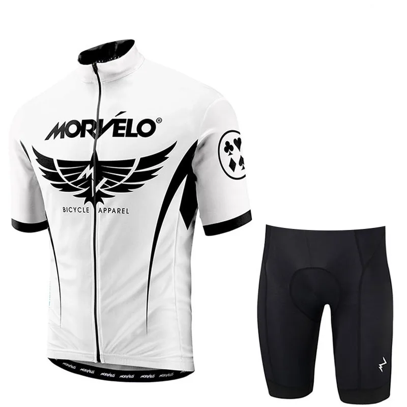 Morvelo Велоспорт Джерси Набор Pro Команда Лето Мужчины Велоспорт Набор гоночная одежда для велопрогулок, Дышащая MTB велосипедная одежда спортивная одежда