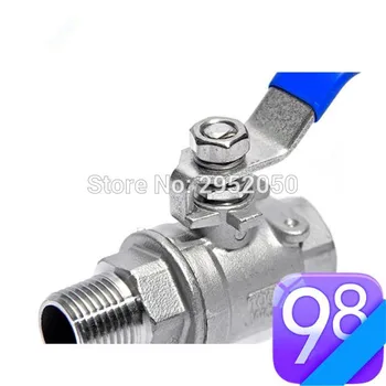

Free shipping Stainless Steel Ball Valve 1/2'' BSP Female x Male, Homebrew Plubmbing Hardware