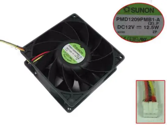 

SUNON PMD1209PMB1-A (2).F DC 12V 12,5 W 90x90x38mm вентилятор охлаждения сервера