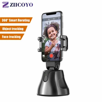 

Auto Tracking Smart Shooting Phone Holder Smartphone Selfie Shooting Gimbal Object 360 Rotation Auto Face Tracking Holder