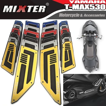 

Motorcycle Foot Peg Step Footrest Footpads Pedals Plate Cover For YAMAHA T-MAX 530 TMAX530 2012-2019 T-MAX530 DX SX 2017-2019